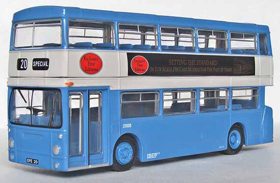 EFE 20th anniversary model Daimler Fleetline Park Royal DMS.